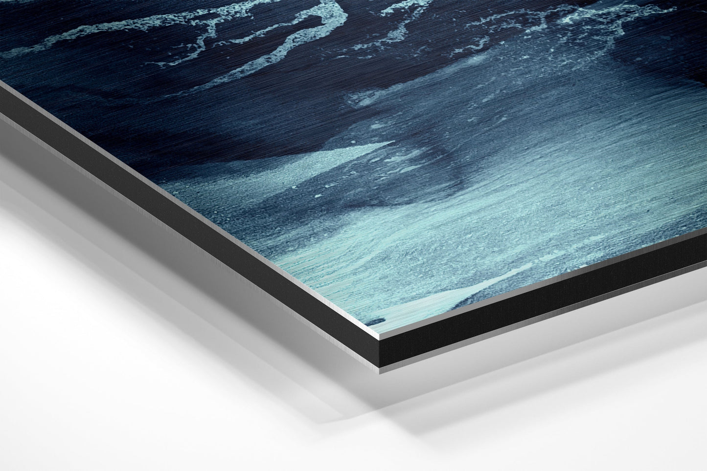 Blue Aluminum Wall Art