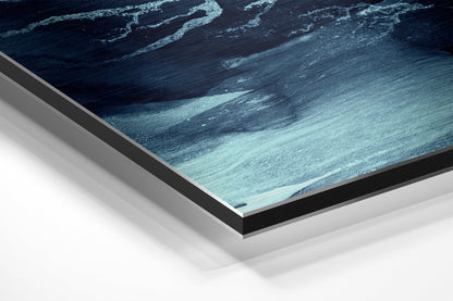 Blue Aluminum Wall Art