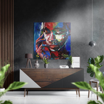 Thoughts abstract metal wall art