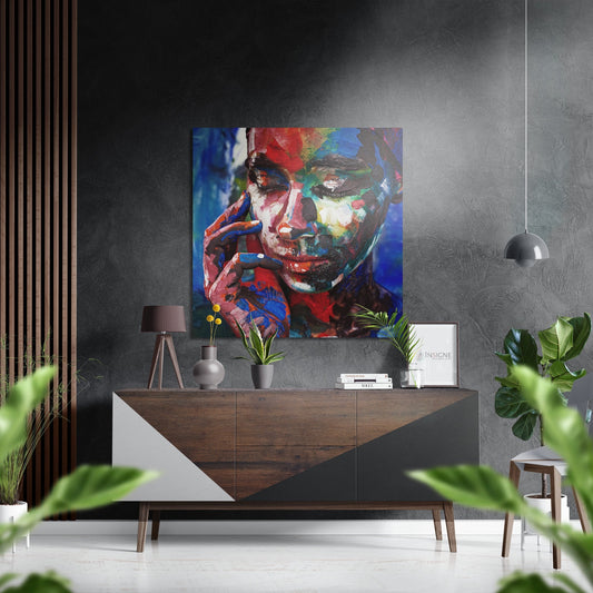 Thoughts abstract metal wall art