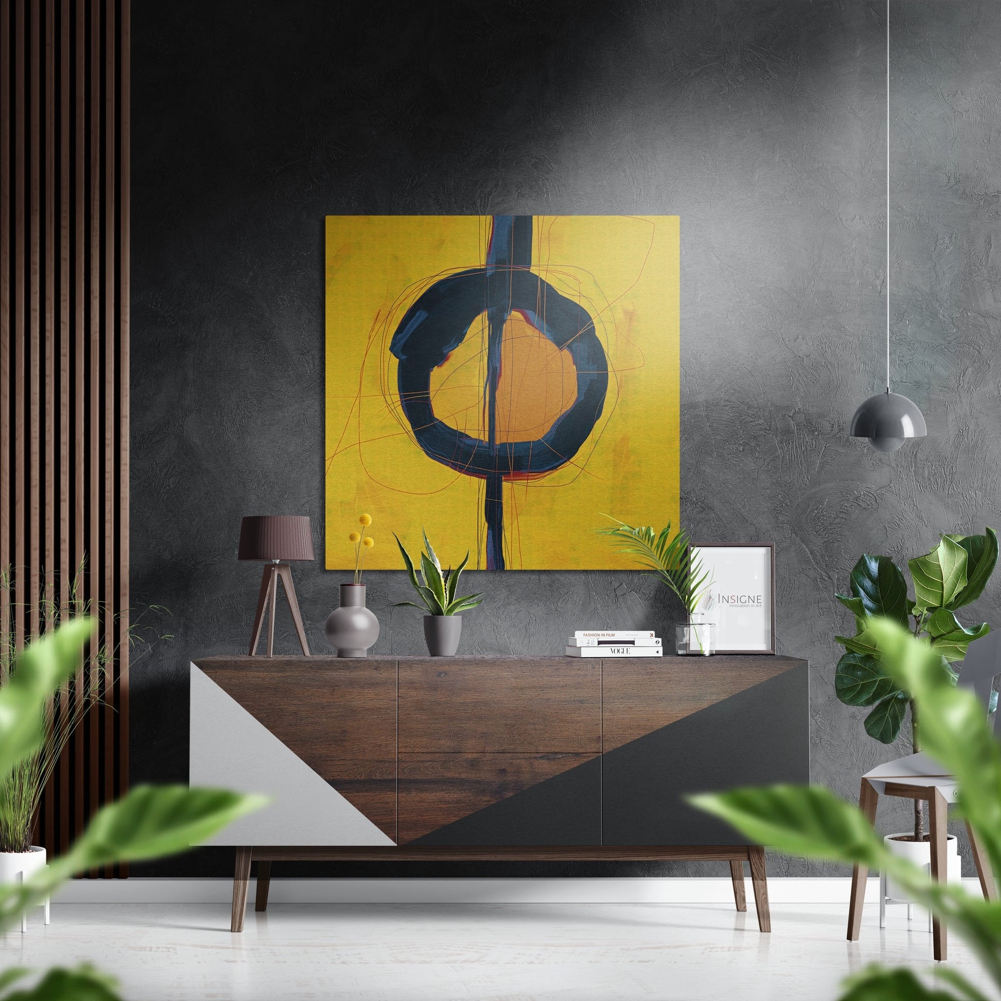 The hole metal wall art