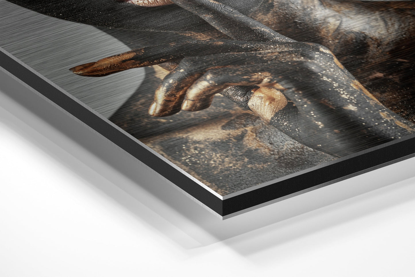 Woman Portrait Aluminum Wall Art