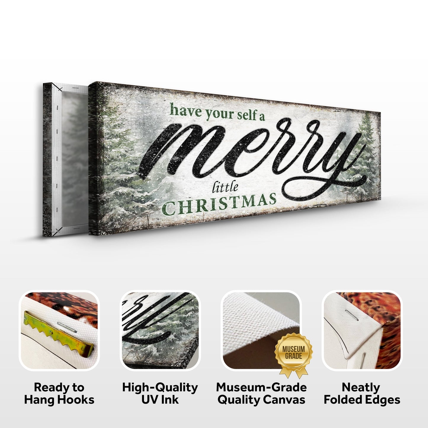 Have Yourself a Merry Little Christmas Canvas Wall Art