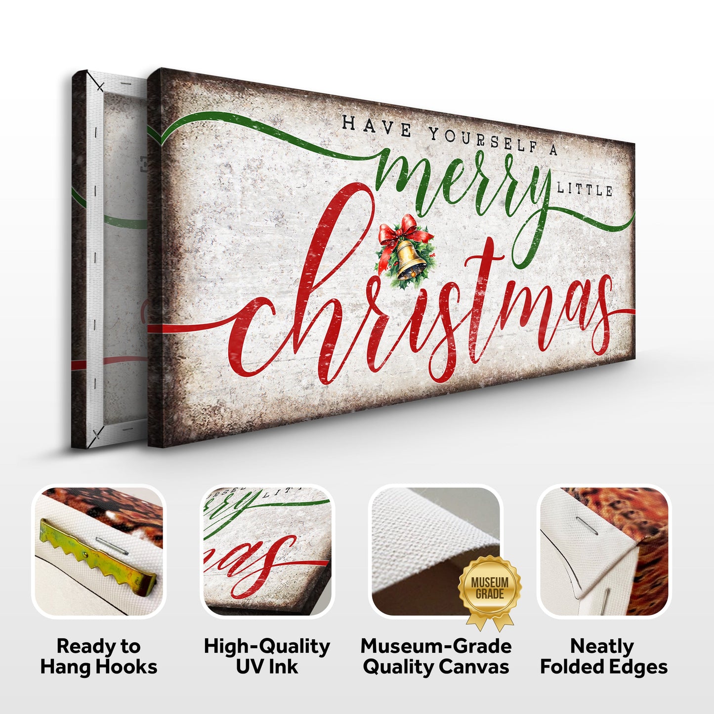 Have Yourself a Merry Little Christmas Canvas Wall Art XII