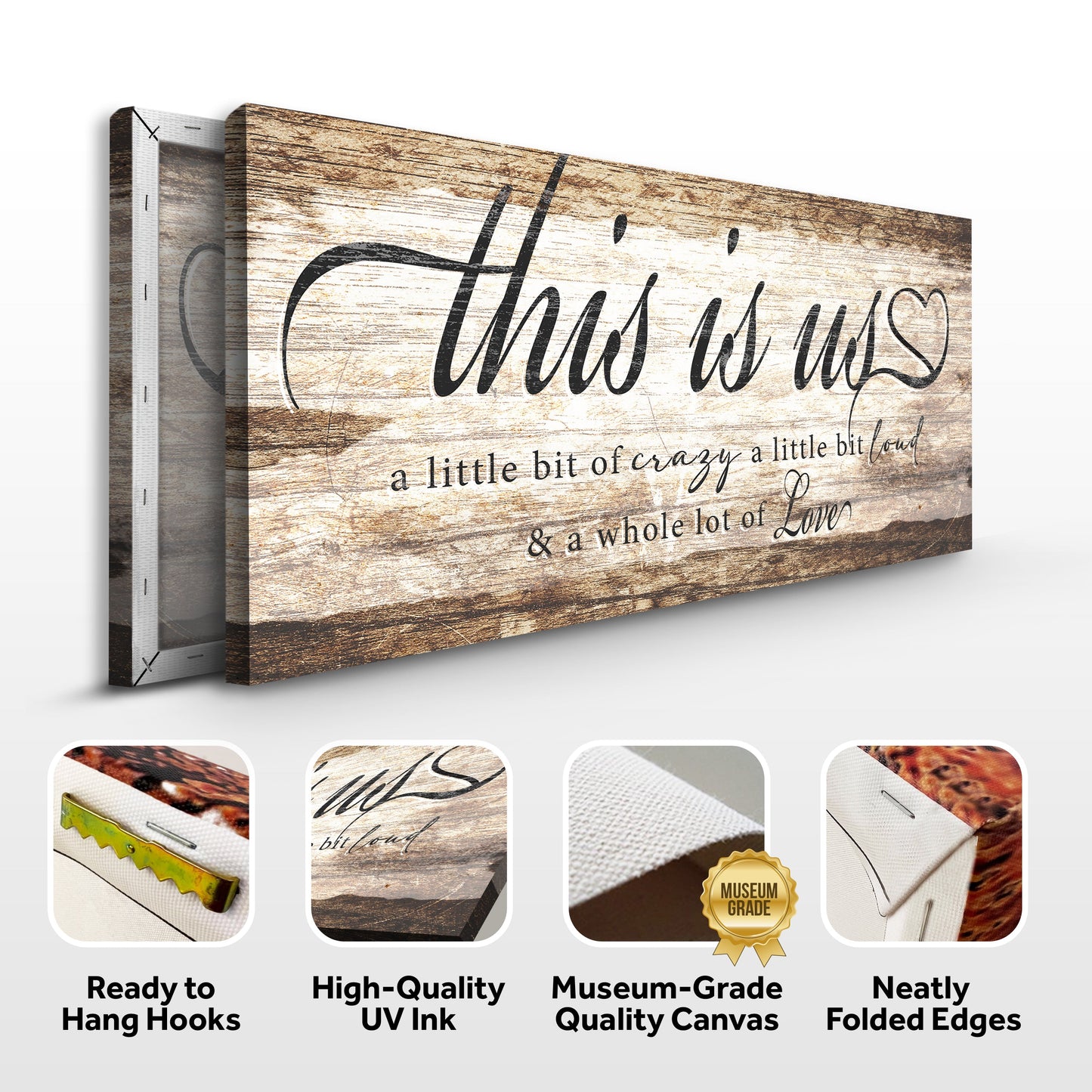 This Is Us Canvas Wall Art Sign