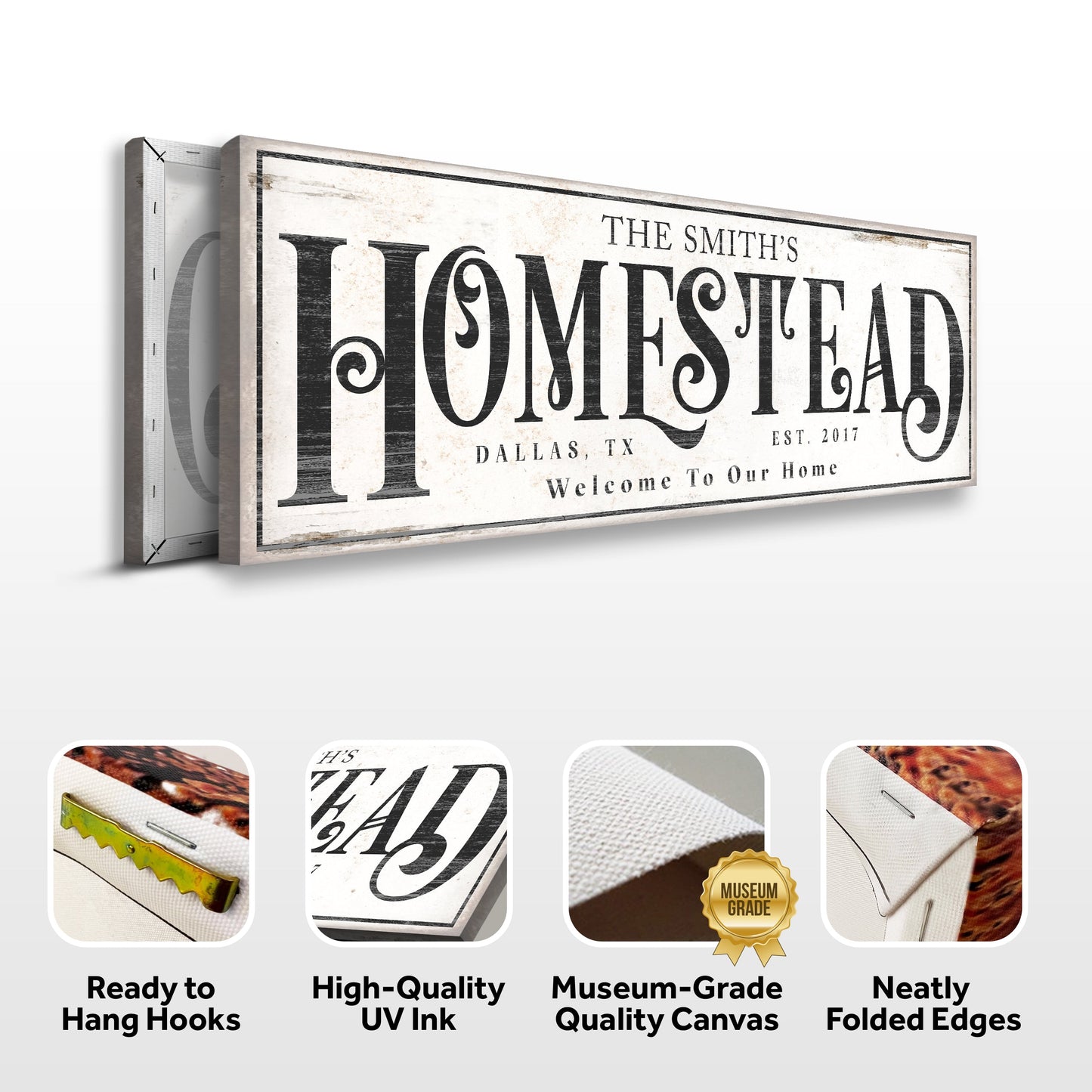 Vintage Homestead Canvas Wall Art III