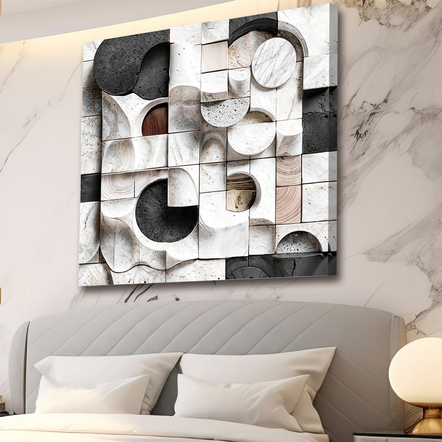 Abstract Black And White Wall Art