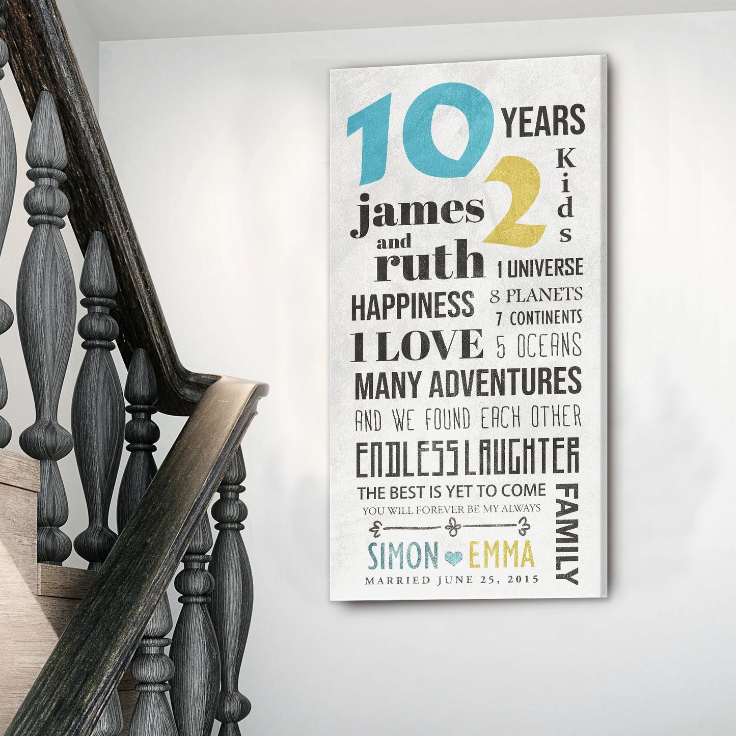 Journey Inspirational Quote Canvas Wall Art