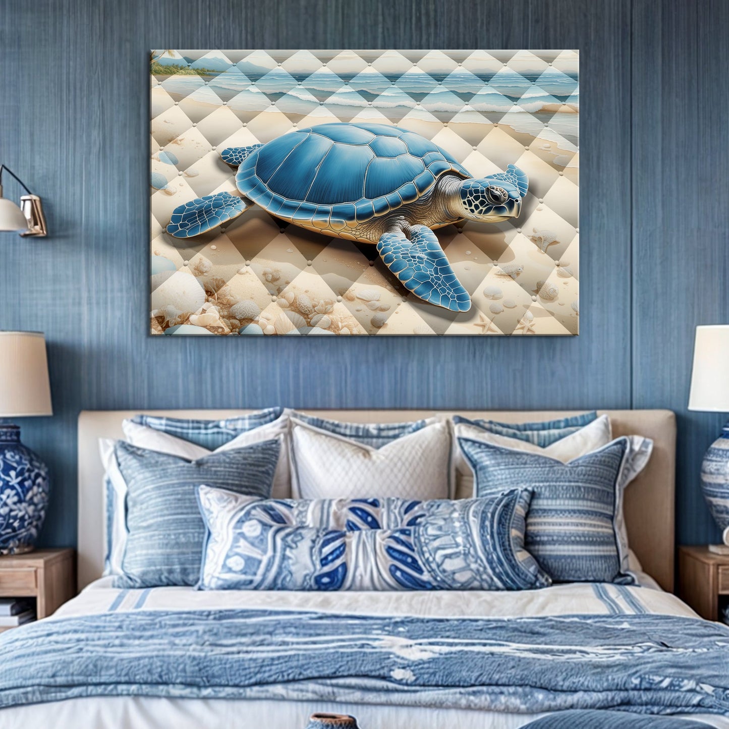 3D Coastal Canvas Wall Art V