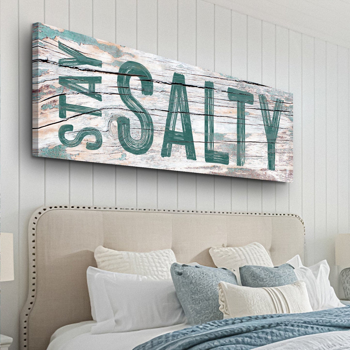 Stay Salty Beach House Canvas Wall Art