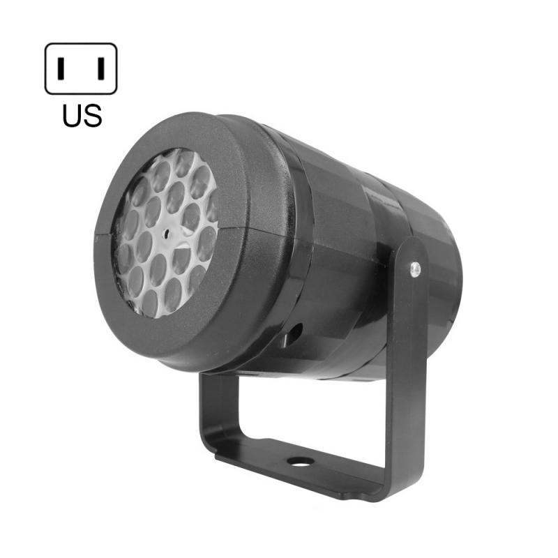 Black Christmas LED projector US plug