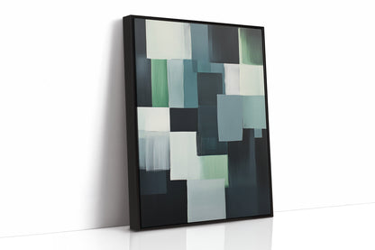 Forest Fade Geometric Abstract Wall Art Print