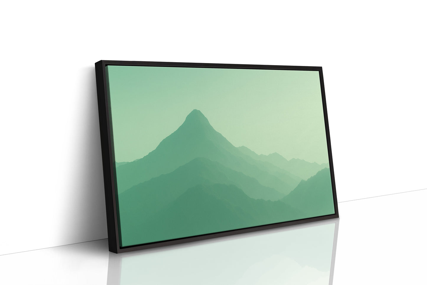 Enchanted Green Mountain Dreamscape Wall Art Print