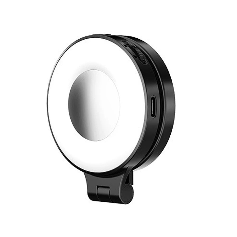 Black ring magnetic phone light 