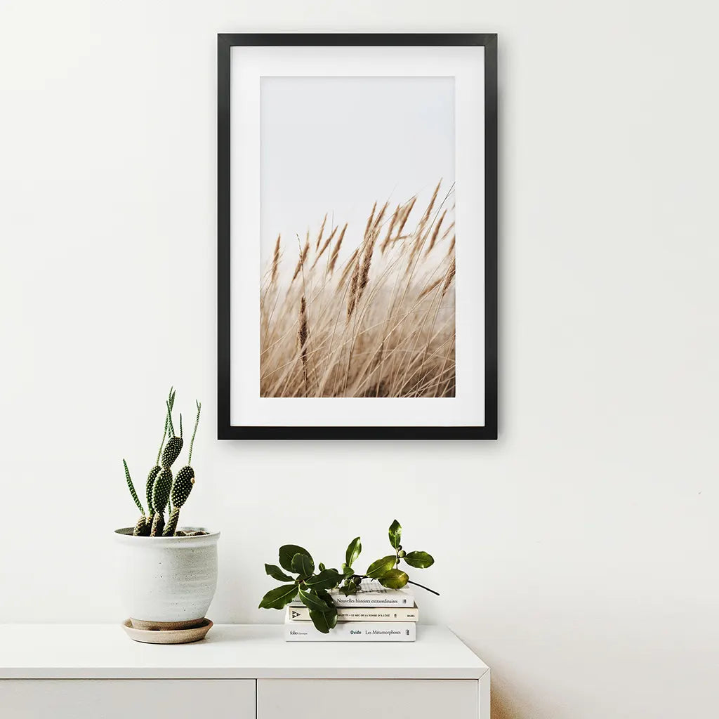 Bohemian Pampas Grass Print - Nature Wall Art
