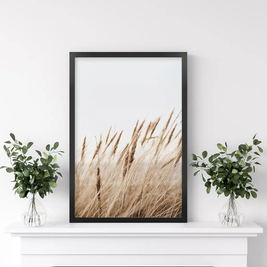 Bohemian Pampas Grass Print - Nature Wall Art
