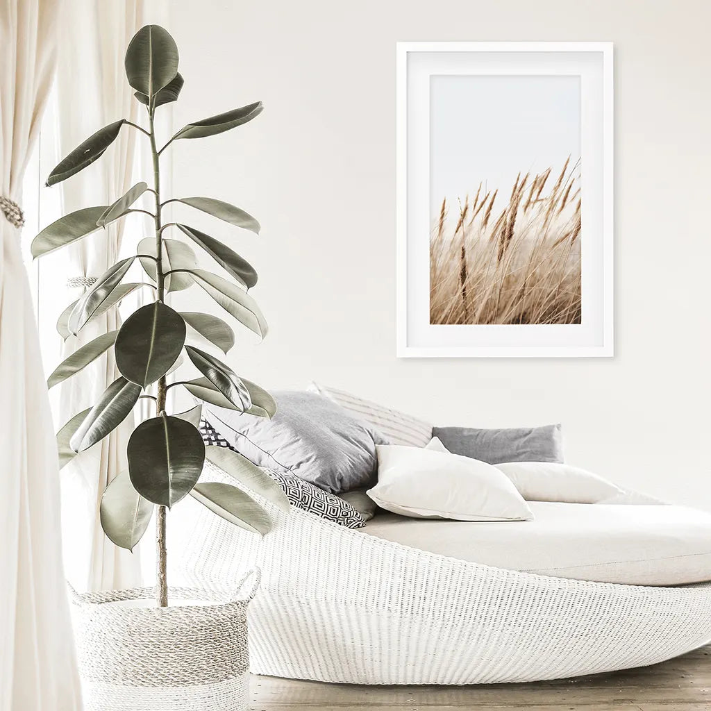 Bohemian Pampas Grass Print - Nature Wall Art