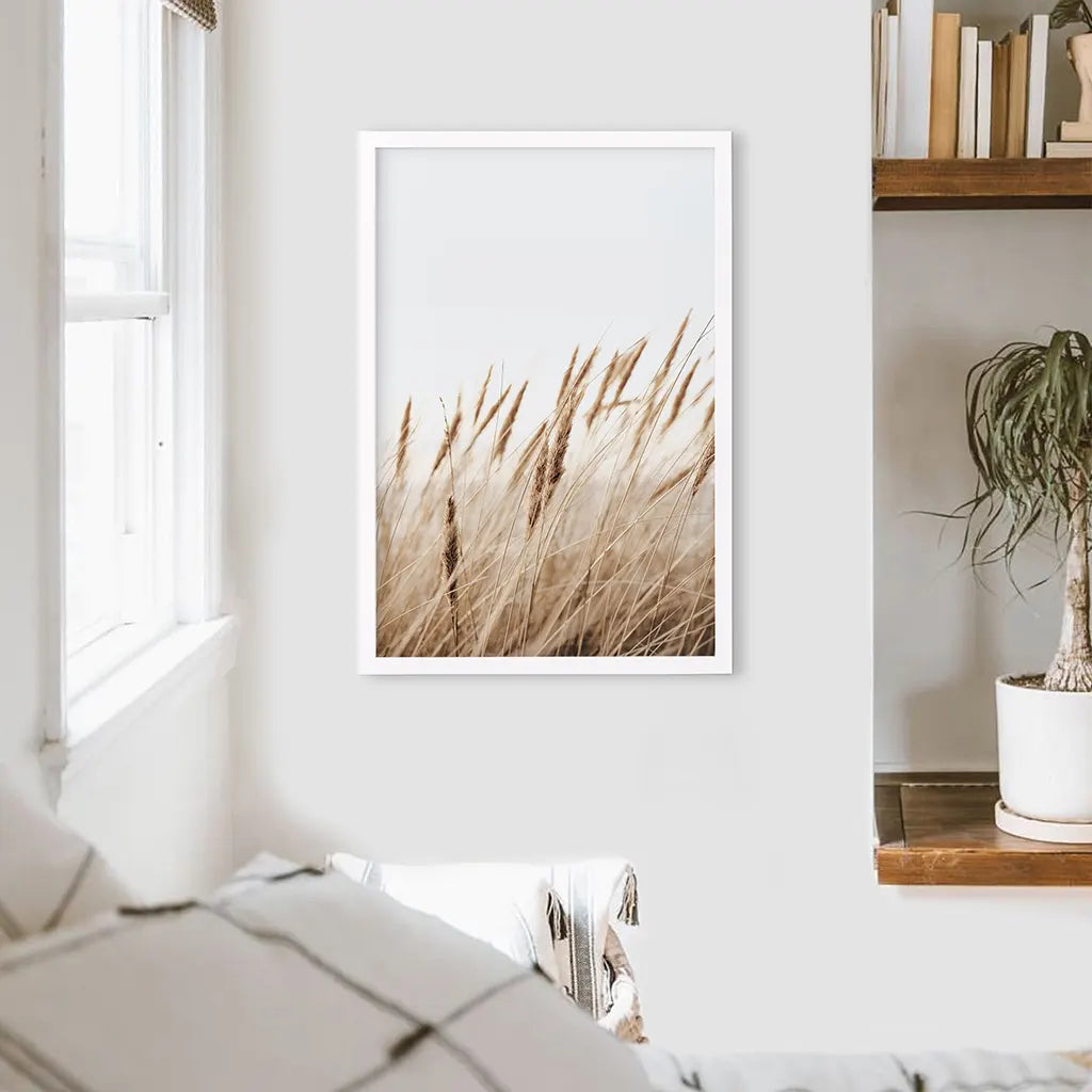 Bohemian Pampas Grass Print - Nature Wall Art