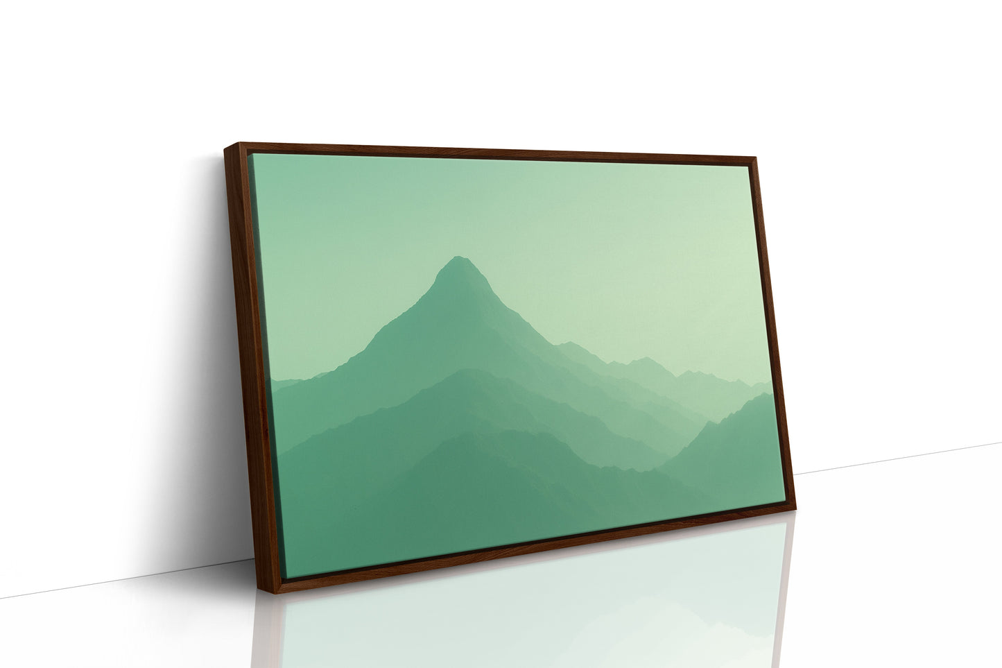 Enchanted Green Mountain Dreamscape Wall Art Print