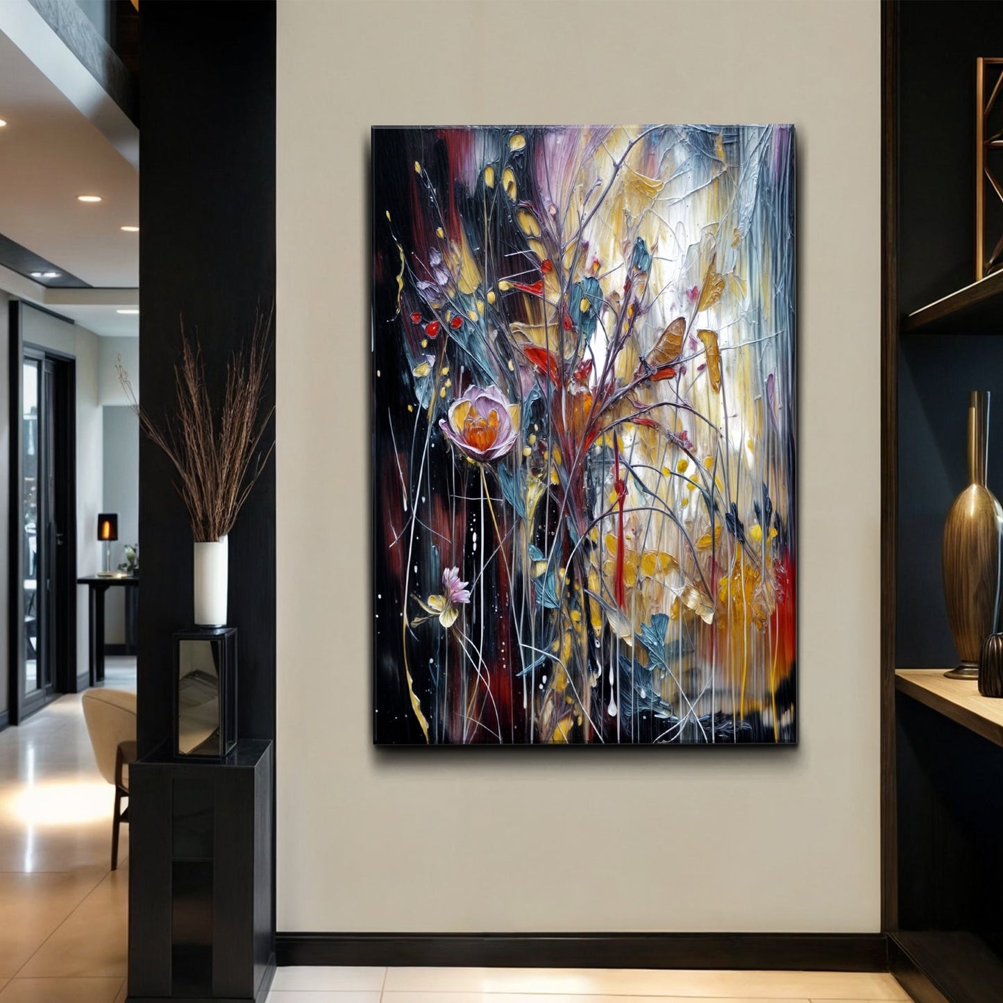 Abstract Bright Radiance Canvas Wall Art