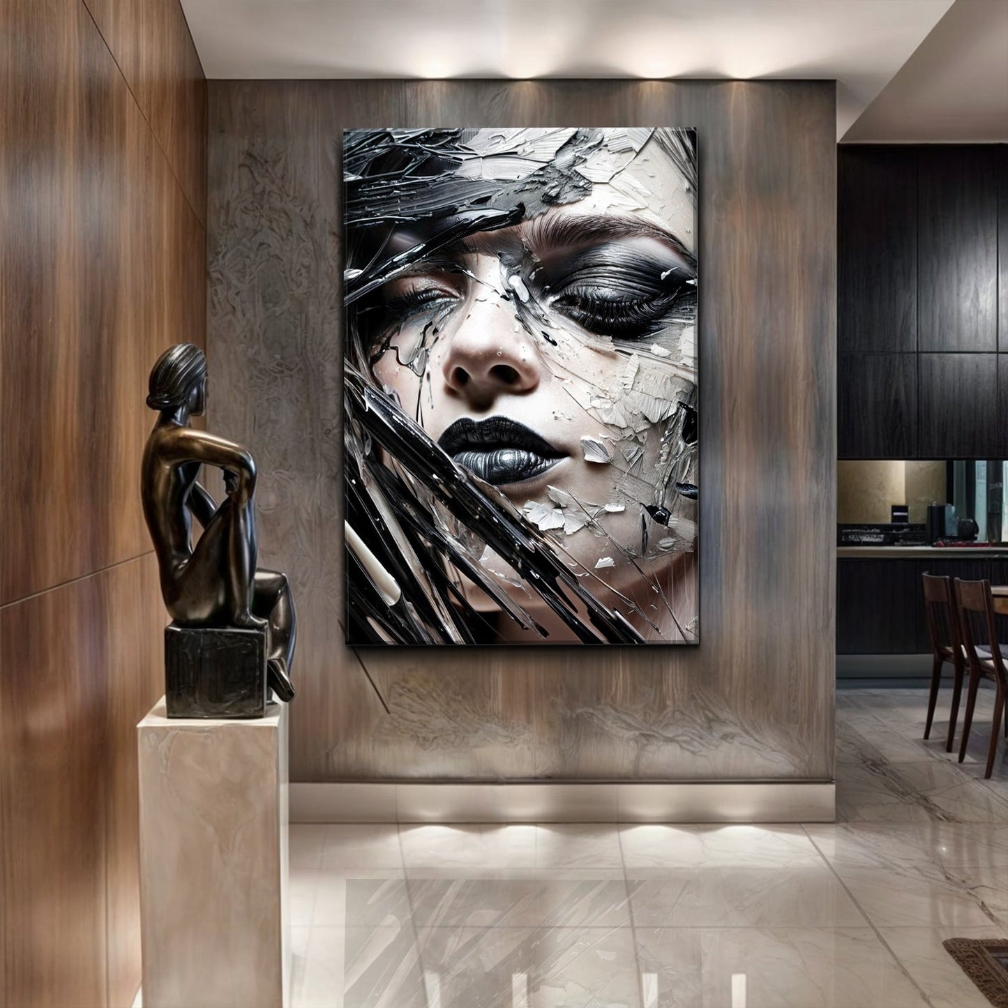 Mystique Abstract Canvas Wall Art