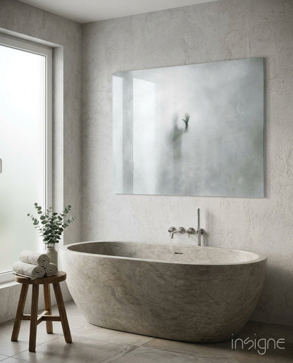 Surreal fogged hand glass wall art