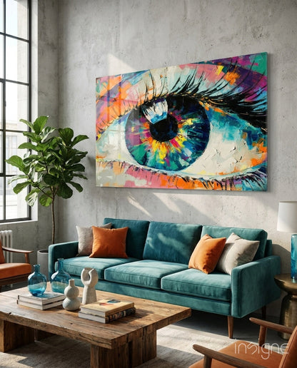 Colorful Eye Glass Wall Art