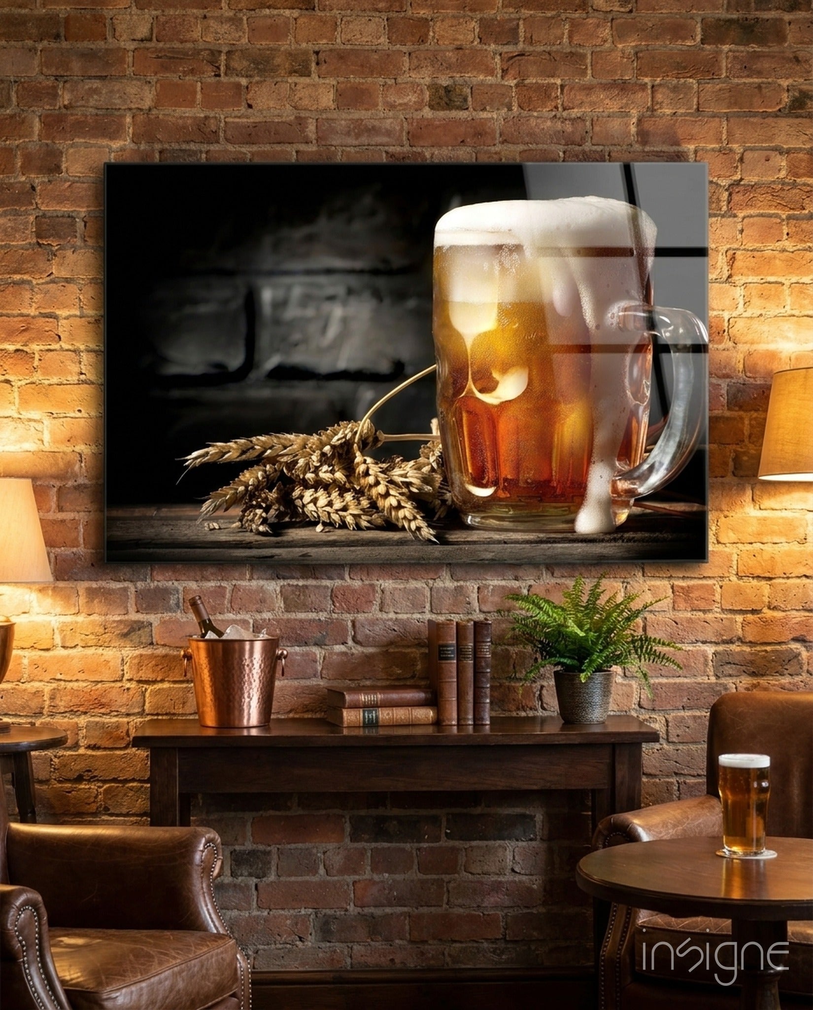 Beer glass wall art still life photo