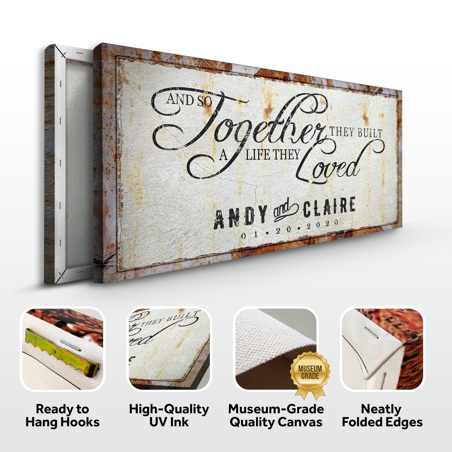Together Canvas Wall Art Sign