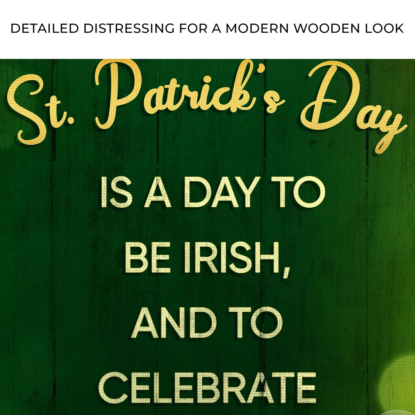 St. Patrick's Day Irish Canvas Wall Art Sign
