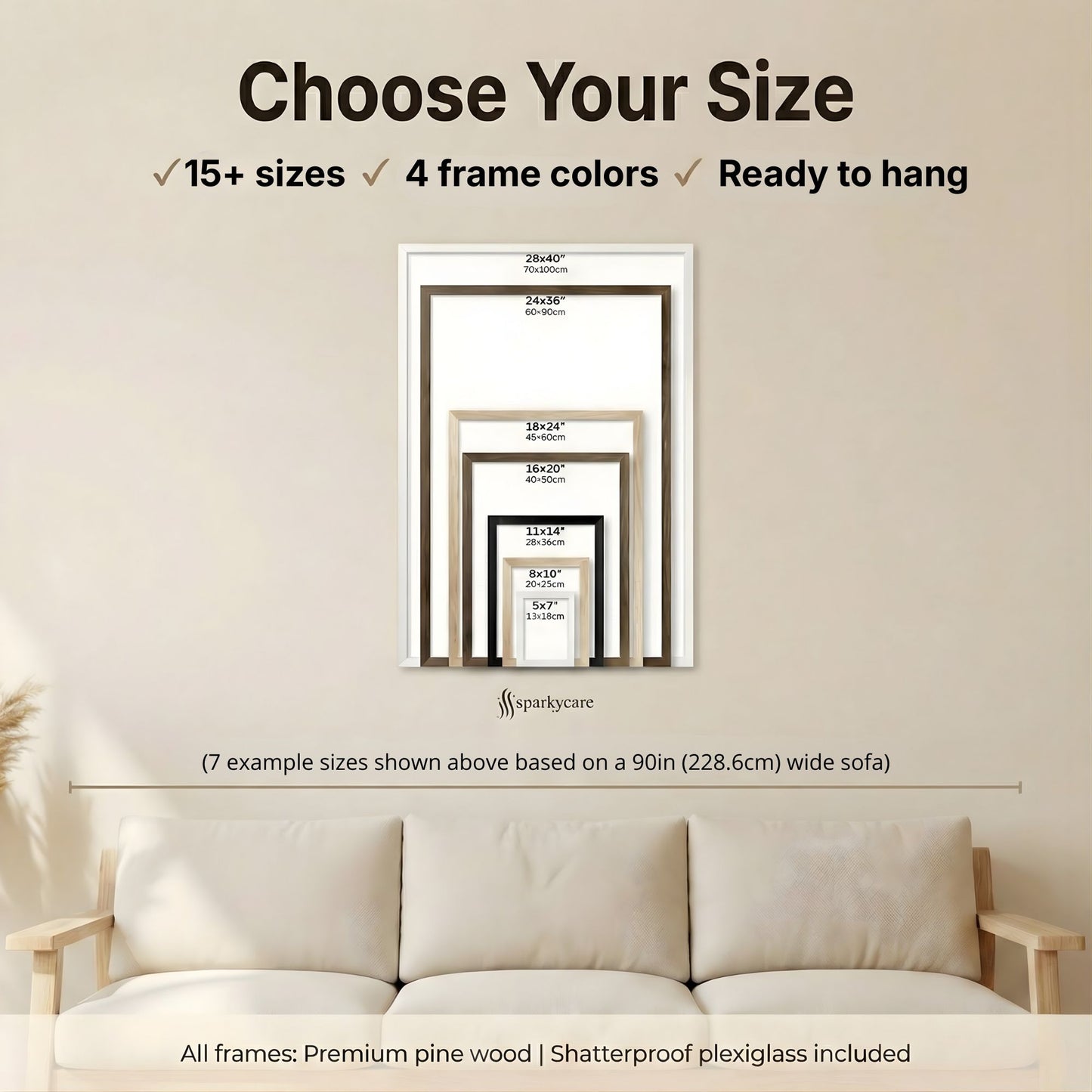 Baby Monkey "Be Brave" Framed Wall Art