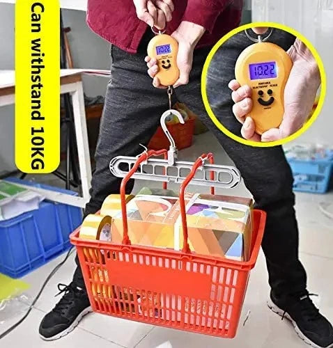 Closet space saver hanger capacity test 10kg weight heavy duty plastic