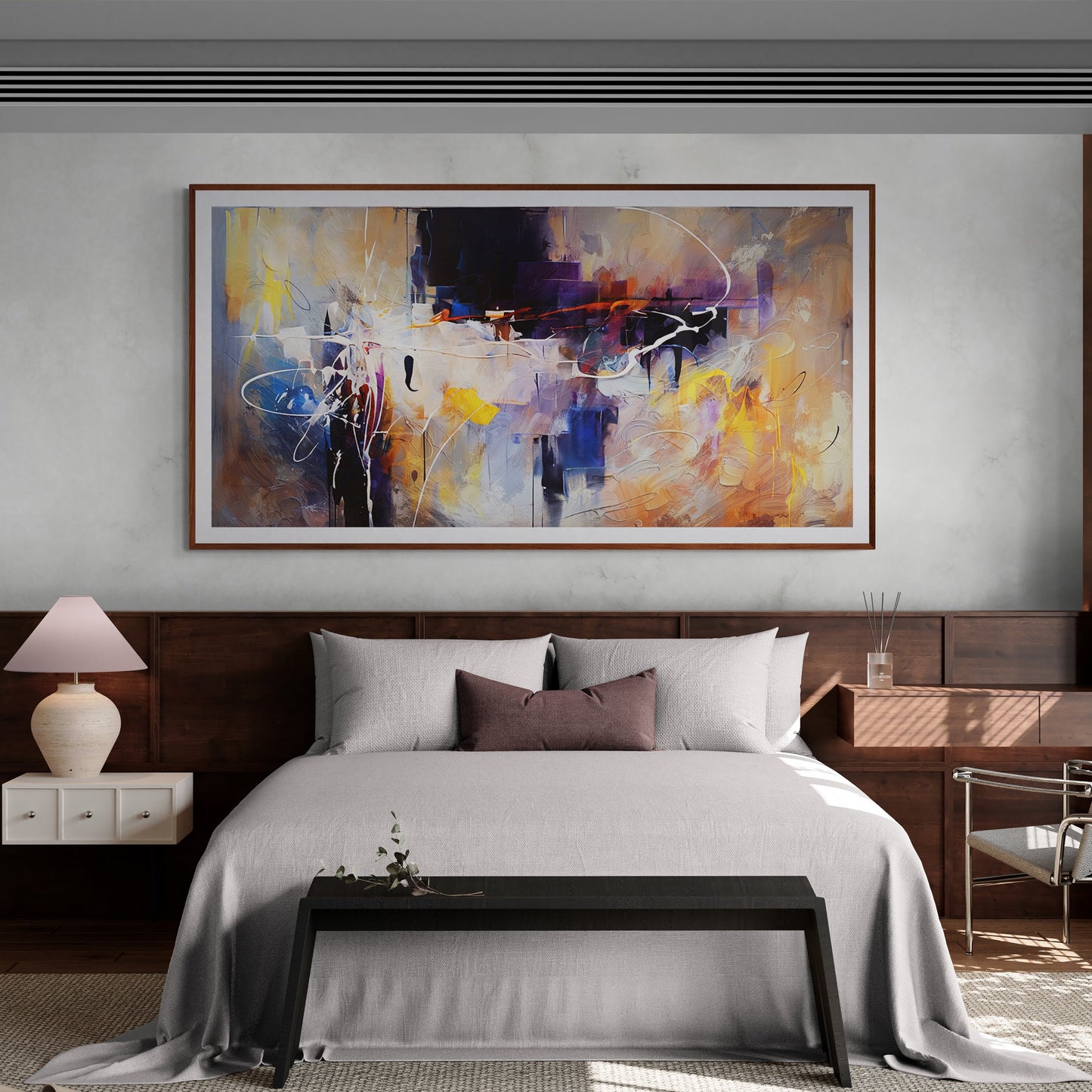 Colorplay Symphony Abstract Canvas Wall Art Vibrant