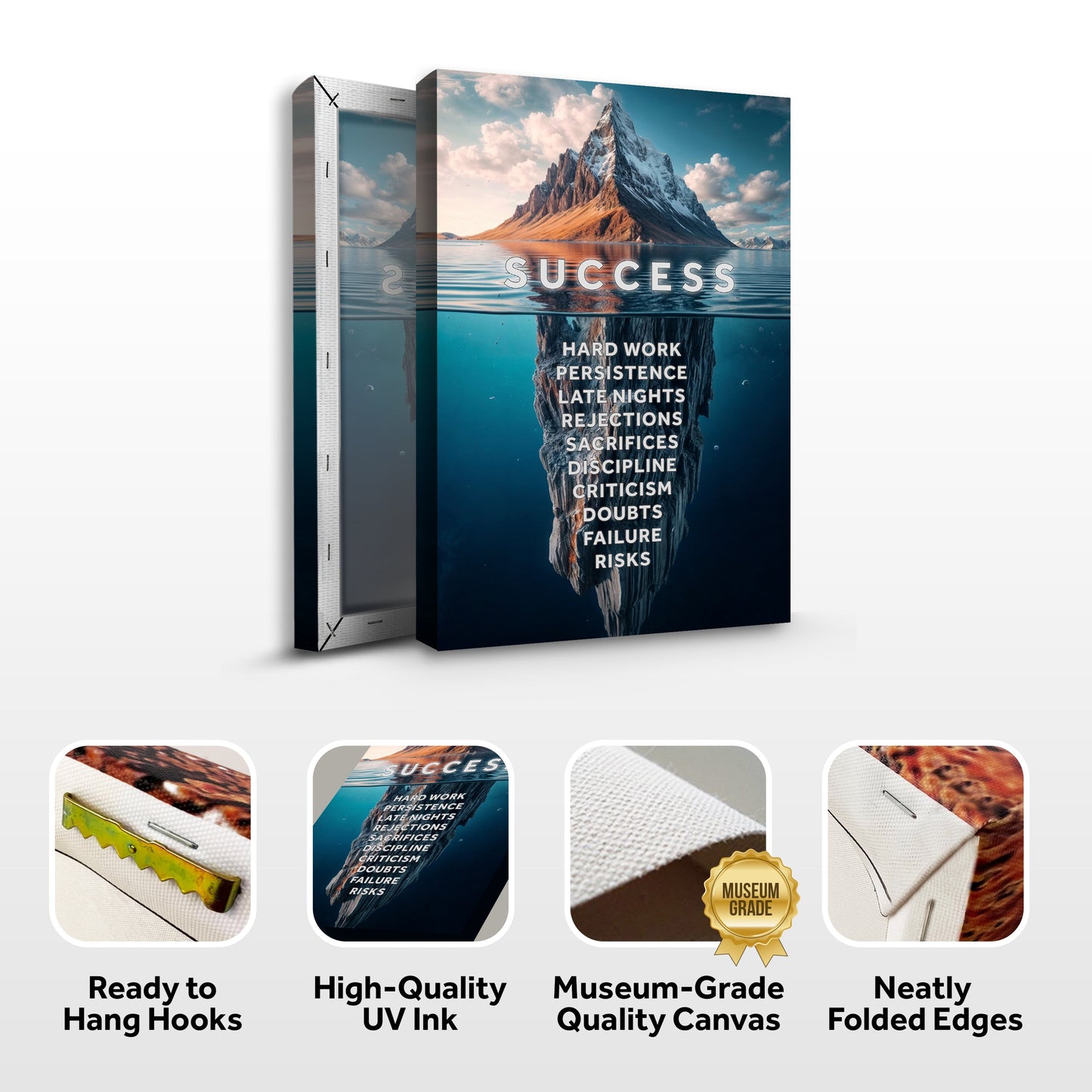 Foundations Motivational Canvas Wall Art