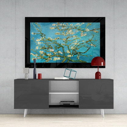Van Gogh Almond Blossom Glass Wall Art