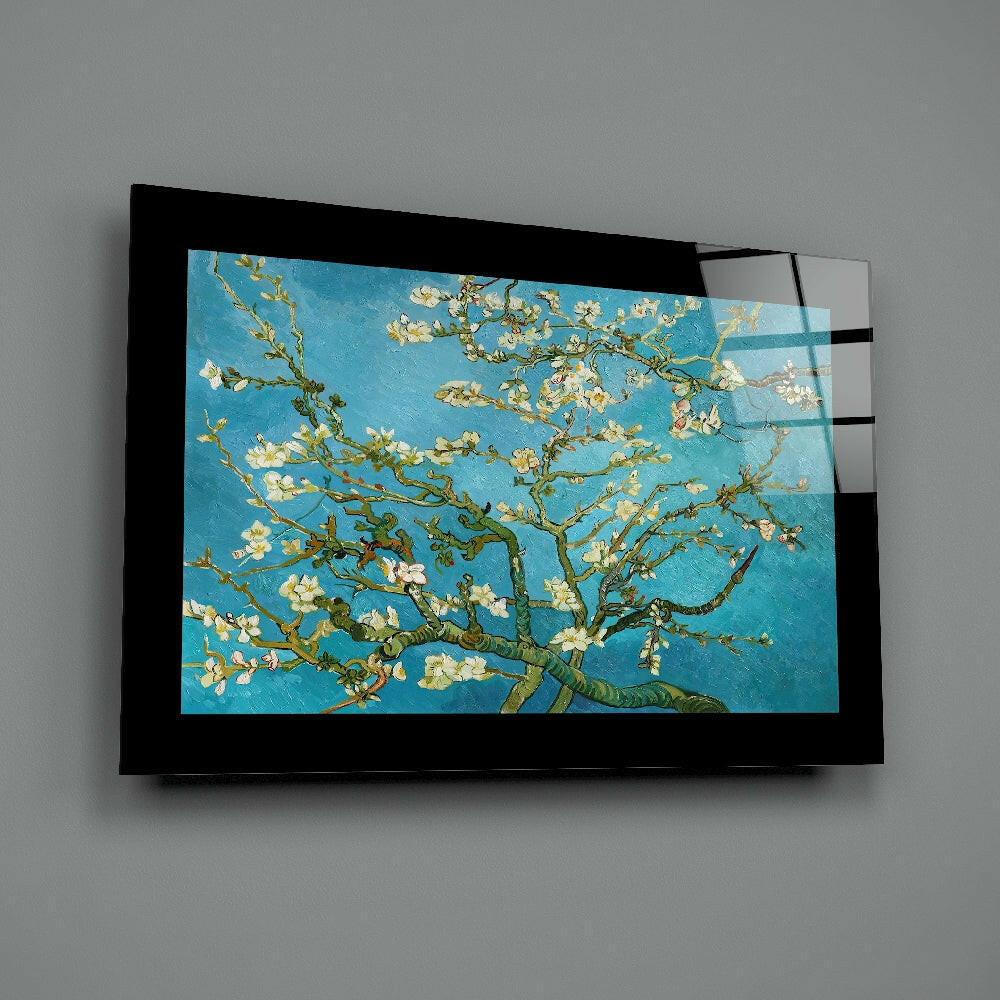 Van Gogh Almond Blossom Glass Wall Art