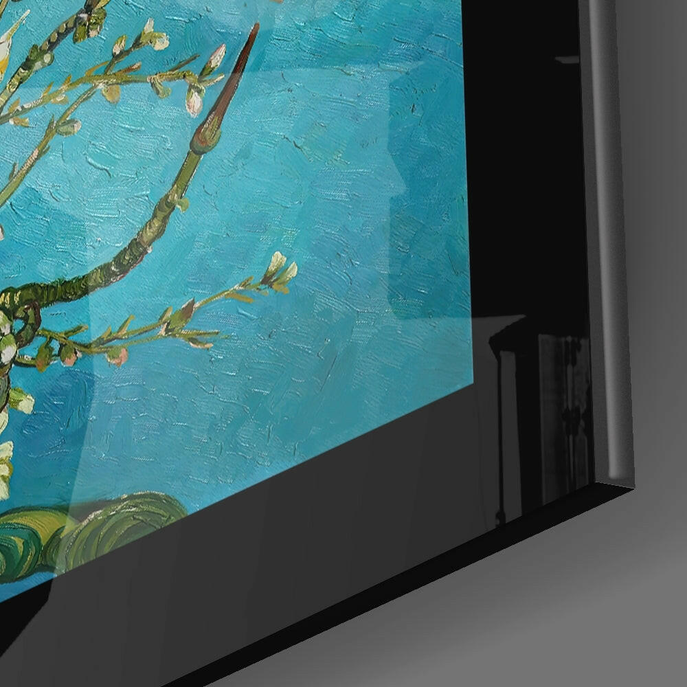 Van Gogh Almond Blossom Glass Wall Art