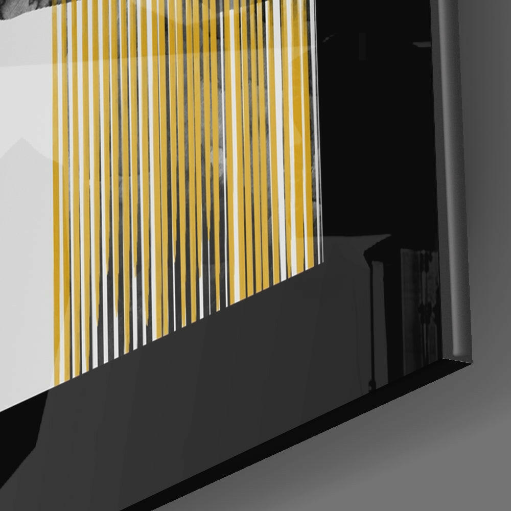 Golden Valley Glass Wall Art