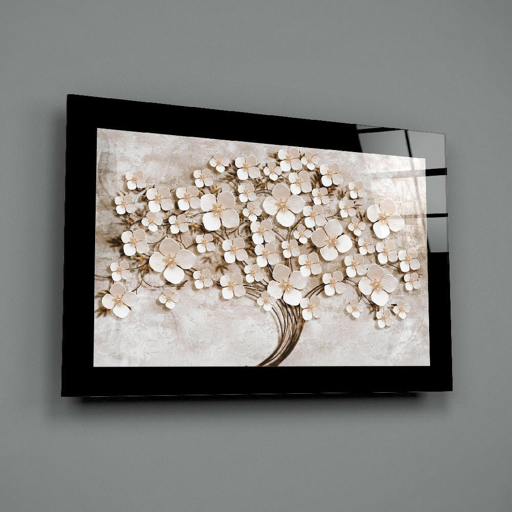 Blossom Tree of Life Glass Wall Art