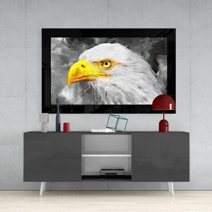 Bald Eagle Glass Wall Art
