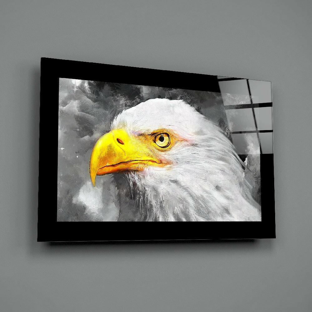 Bald Eagle Glass Wall Art