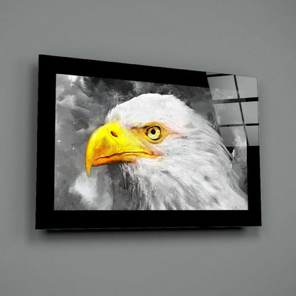 Bald Eagle Glass Wall Art