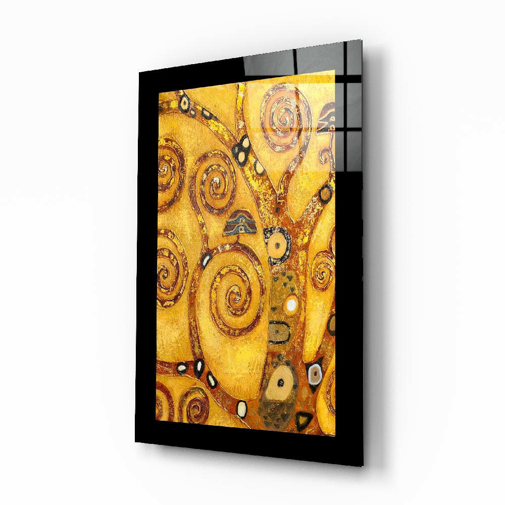 Klimt tree of life glass wall art mosaic