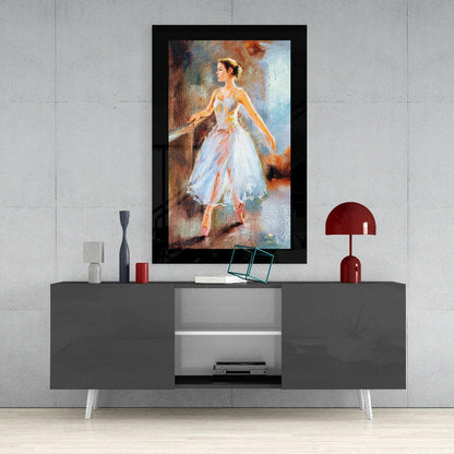 Ballerina Glass Wall Art