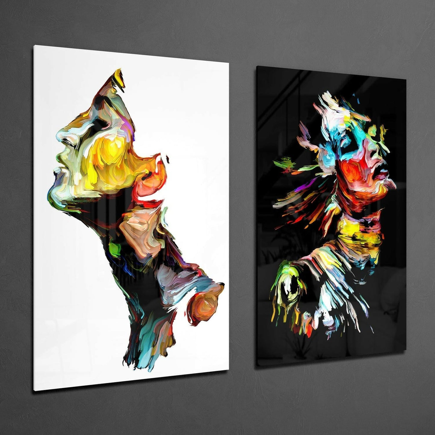 Feel the Music 2-Piece Glass Wall Art Set