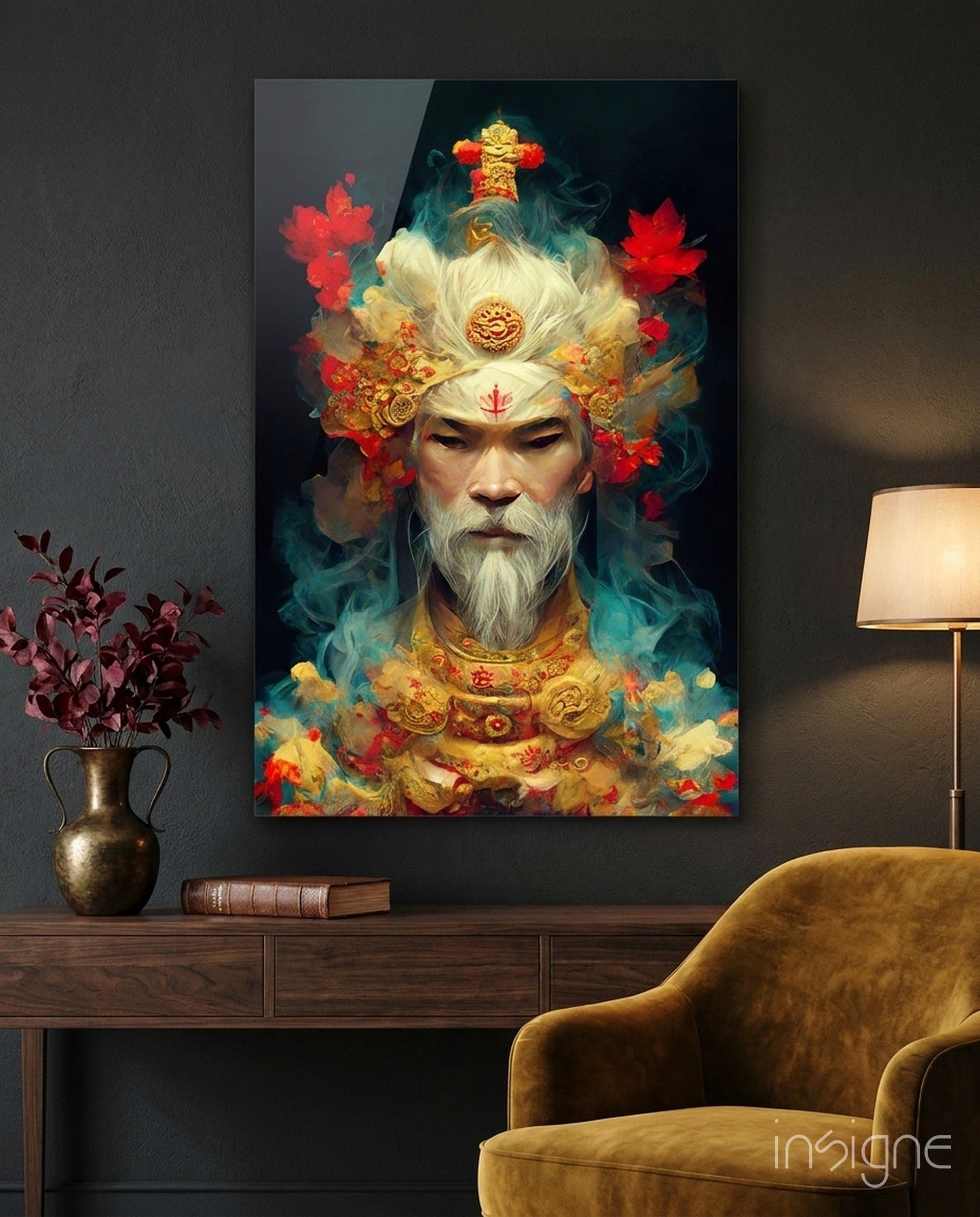 Ruler of the New Age Glass Wall Art