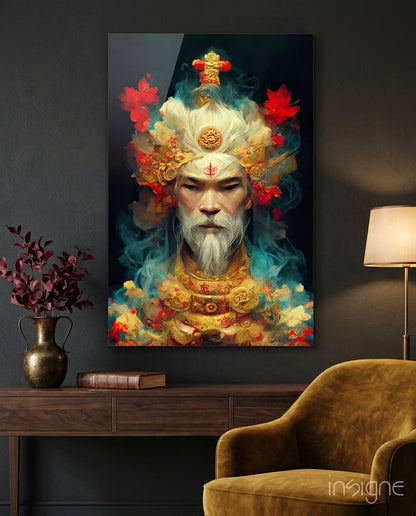 Ruler of the New Age Glass Wall Art