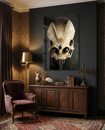 It's Skull gothic bone relic glass wall art