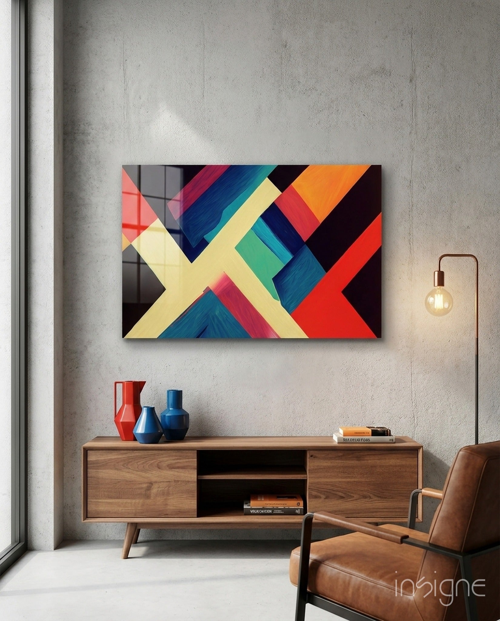 Corners Glass Wall Art