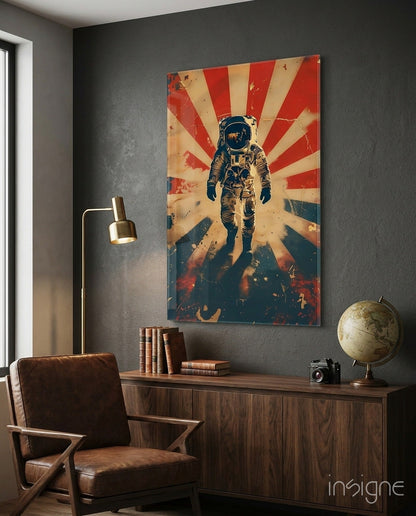Astronaut Glass Wall Art